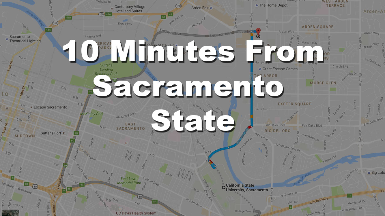Map from Sacramento State