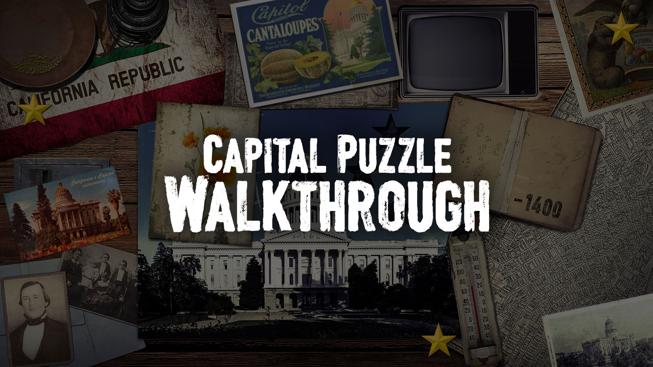The Capital Building Puzzle - Escape Sacramento Landmarks Puzzle