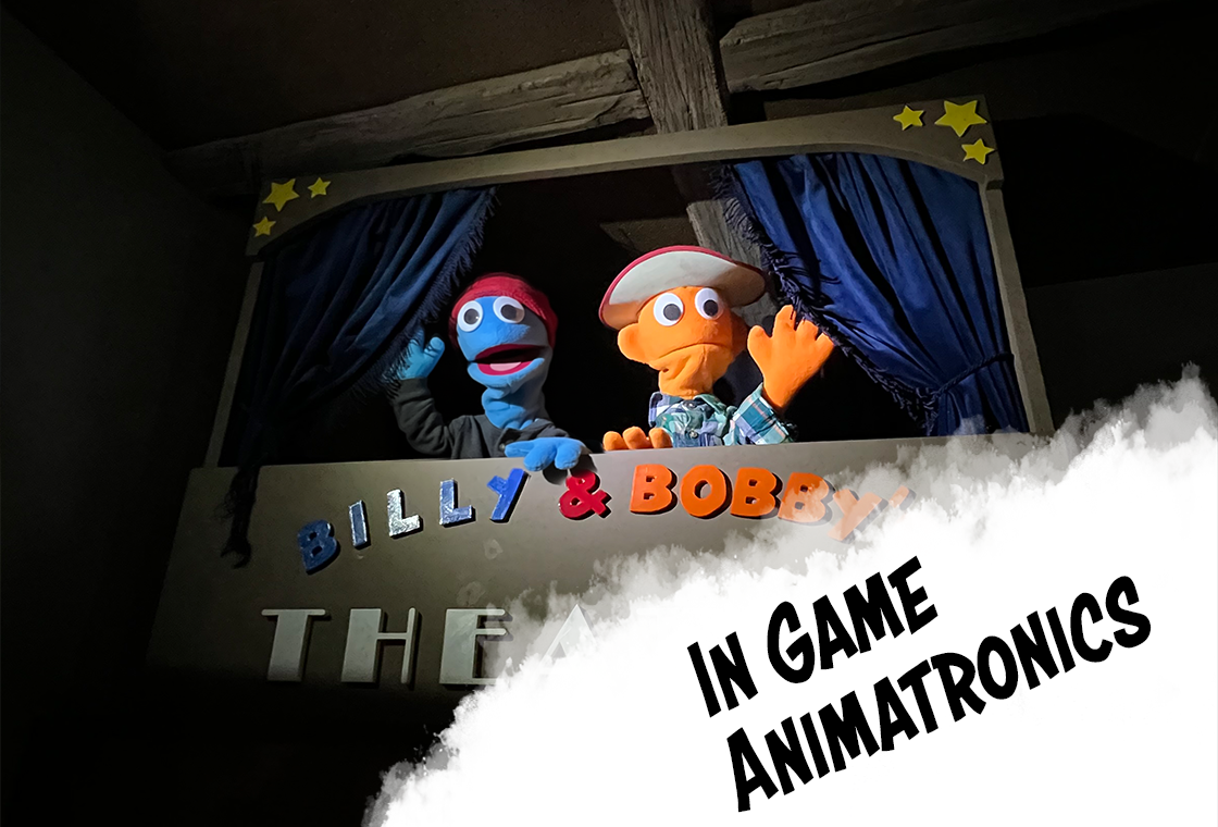 Animatronic character in The Toyshop of Terror