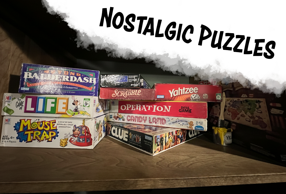 Darkened workshop puzzles inside The Toyshop of Terror