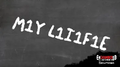 In an escape room, you find a clue hidden under a drawer. It seems to be a mixture of letters and numbers. Can you solve this puzzling clue and escape the room!